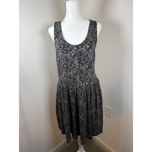 Free People Dresses & Skirts - Free People Size Medium boho floral button front sleeveless festival western